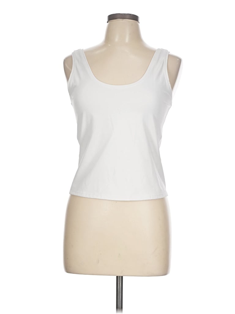 Pre-owned Spanx Tank Top White Strapless Neckline Tops