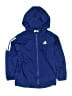 Adidas 100% Polyester Blue Windbreaker Size 6 - photo 1