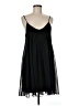 Express Solid Black Casual Dress Size M - photo 1