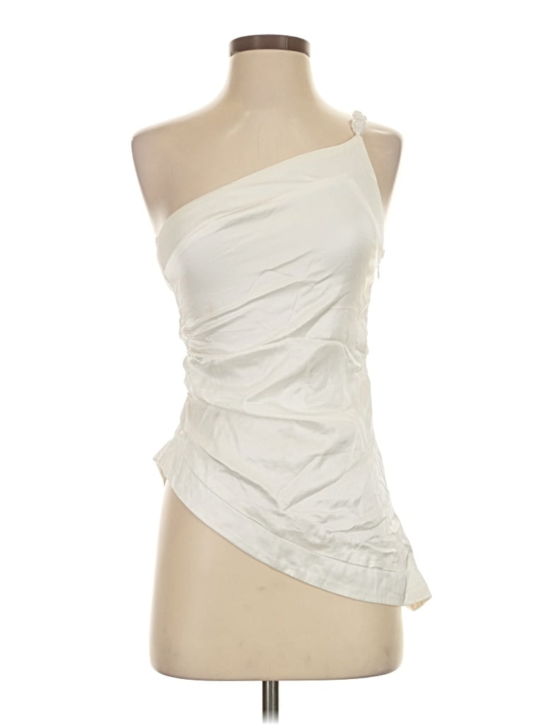 Pre-owned Sndys Sleeveless Blouse In Ivory