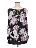 Unbranded Floral Pink Black Long Sleeve Blouse Size 1X (estimated) - photo 2