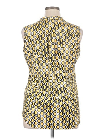 Perseption Concept Sleeveless Button-Down Shirt (view 2)