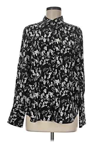 Club Monaco Long Sleeve Silk Top (view 1)