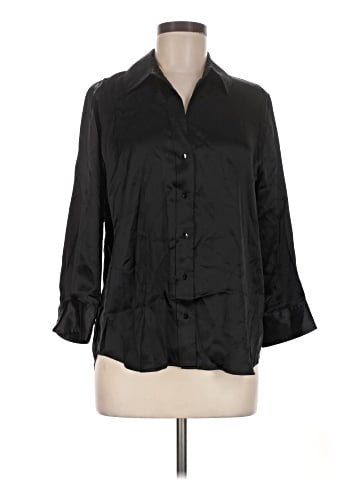 L'Agence 3/4 Sleeve Silk Top (view 1)