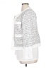 NANETTE Nanette Lepore Graphic Tweed White Jacket Size XL - photo 5