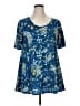 Lularoe Blue Short Sleeve T-Shirt Size XL - photo 1