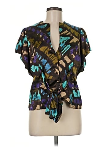 Vertigo Paris Short Sleeve Blouse (view 1)
