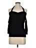 Milly Black Long Sleeve Top Size M - photo 1