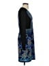 Ali Ro Paisley Blue Cocktail Dress Size 2 - photo 4