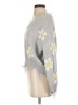 Forever 21 100% Acrylic Floral Gray Pullover Sweater Size S - photo 5