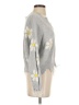 Forever 21 100% Acrylic Floral Gray Pullover Sweater Size S - photo 4