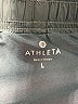 Athleta 100% Polyester Graphic Green Athletic Shorts Size L - photo 3
