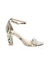 Antonio Melani Animal Print Ivory Sandals Size 7 1/2 - photo 1