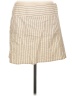 Express Stripes Tan Casual Skirt Size 12 - photo 1