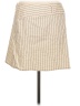 Express Stripes Tan Casual Skirt Size 12 - photo 2