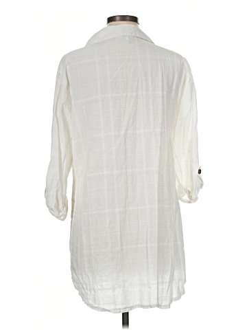 Dotti 3/4 Sleeve Button-Down Shirt (view 2)