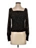 Madewell 100% Polyester Black Long Sleeve Blouse Size XS - photo 1