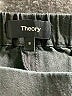Theory Solid Gray Black Linen Pants Size 8 - photo 7
