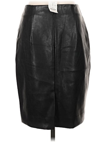 J.Crew Factory Store Faux Leather Skirt (view 2)