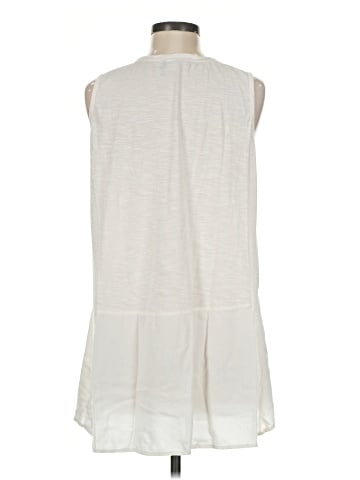 LOGO by Lori Goldstein Sleeveless T-Shirt (view 2)