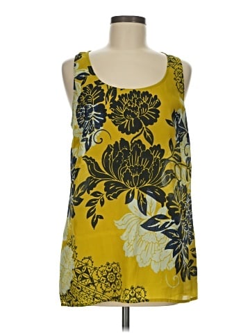 CAbi Sleeveless Silk Top (view 1)
