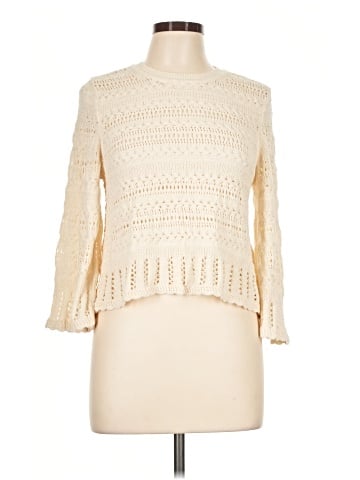 Madewell Scalloped-Trim Sweater Tee (view 1)