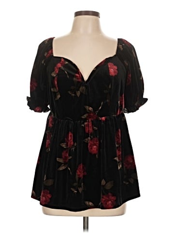 Torrid Short Sleeve Blouse (view 1)