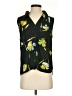 CAbi 100% Polyester Floral Black Sleeveless Blouse Size S - photo 1