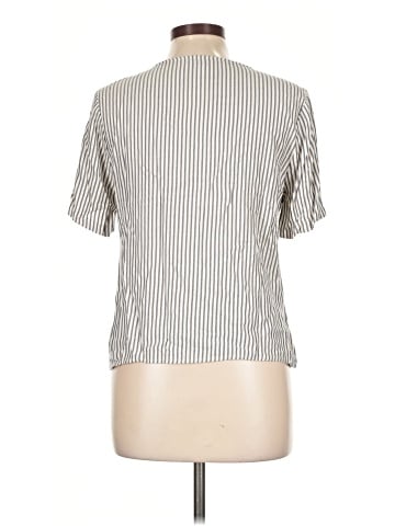 Madewell Novel Tie-Front Top in Stripe (view 2)