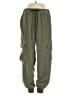 Zara 100% Polyester Green Cargo Pants Size S - photo 1
