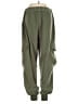 Zara 100% Polyester Green Cargo Pants Size S - photo 2