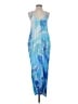 Lovestitch 100% Rayon Tie-dye Blue Cocktail Dress Size S - photo 1