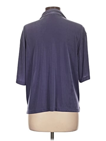 JM Collection Short Sleeve Blouse (view 2)