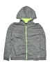 Tek Gear 100% Polyester Gray Zip Up Hoodie Size 14 - 16 - photo 1