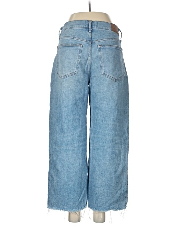Madewell The Petite Perfect Vintage Wide-Leg Crop Jean in Altoona Wash: Raw-Hem Edition (view 2)