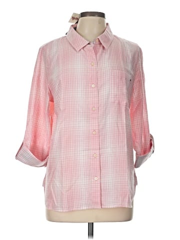 Tommy Hilfiger 3/4 Sleeve Button-Down Shirt (view 1)