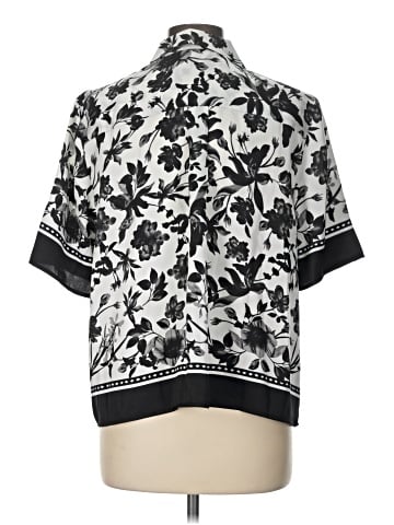 INC International Concepts Short Sleeve Blouse (view 2)