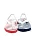 Cat & Jack Stripes White Flip Flops Size 11 - 12 Kids - photo 2