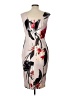 Coast Graphic Floral Red Tan Cocktail Dress Size 10 - photo 2