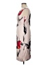 Coast Graphic Floral Red Tan Cocktail Dress Size 10 - photo 5