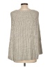 Brigitte Bailey Metallic Gray Pullover Sweater Size L - photo 2