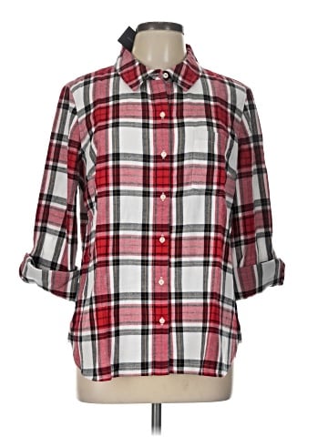 Tommy Hilfiger 3/4 Sleeve Button-Down Shirt (view 1)