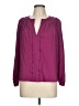 Boden Purple Long Sleeve Blouse Size 10 - photo 1