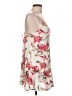 Roxy Tropical Ivory Cocktail Dress Size L - photo 4