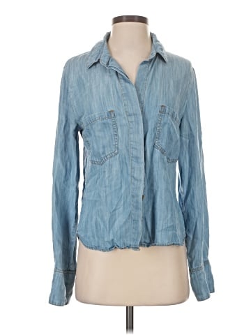 Elevenses Long Sleeve Button-Down Shirt (view 1)