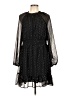 Gap Polka Dots Black Cocktail Dress Size L - photo 1