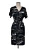 BCBGMAXAZRIA Print Gray Casual Dress Size M - photo 1