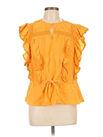 Kaari Blue Sleeveless Blouse (view 1)