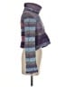 Free People Tweed Stripes Marled Ombre Color Block Gray Purple Pullover Sweater Size XS - photo 4