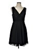 Express 100% Polyester Solid Black Cocktail Dress Size 10 - photo 1